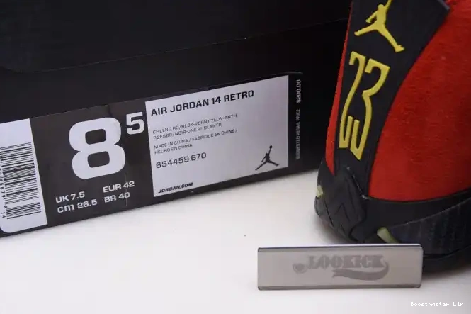 Boostmaster lin 14 Red Challenge Jordan Air 654459-670 Retro 0614